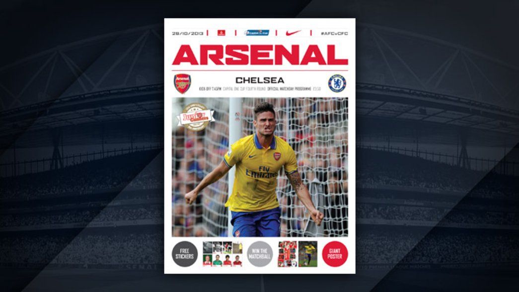 Arsenal v Chelsea programme