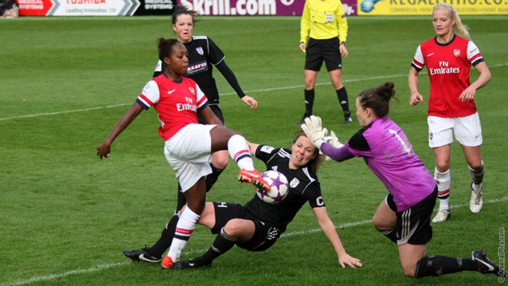 13/14 Ladies: Arsenal 3-0 Glasgow City - Danielle Carter