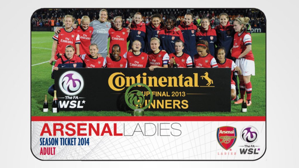 Arsenal Ladies Season Ticket
