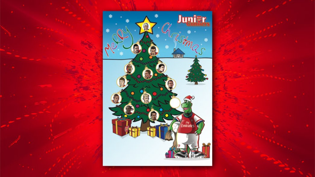 Junior Gunners Christmas Card 2013