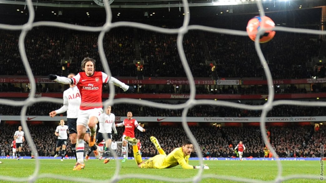 13/14: Arsenal 2-0 Tottenham Hotspur - Tomas Rosicky