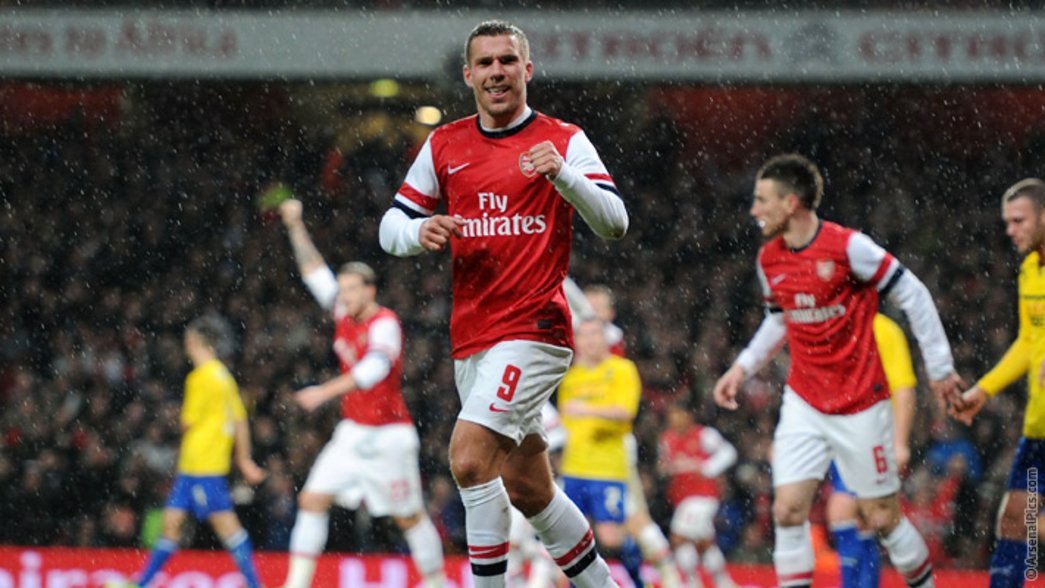 13/14: Arsenal 4-0 Coventry City - Lukas Podolski