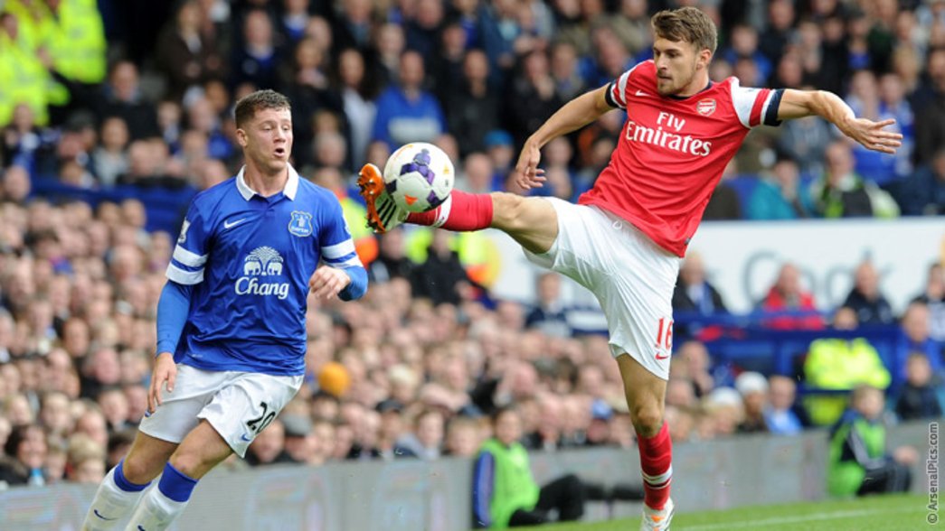 13/14: Everton 3-0 Arsenal - Aaron Ramsey