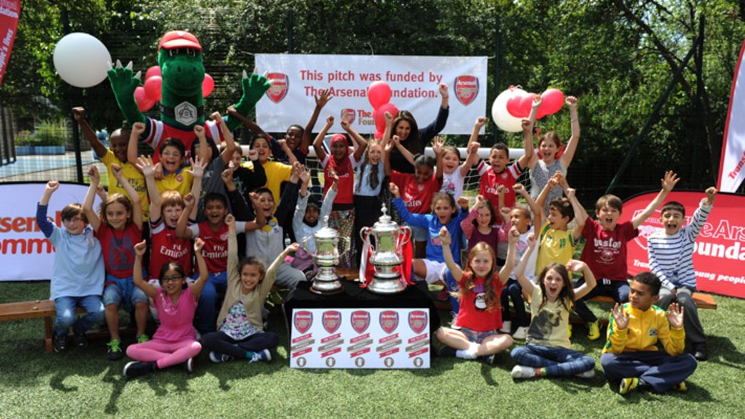 The Arsenal Foundation Funds State-of-the-Art Pitch in Torriano Primary School