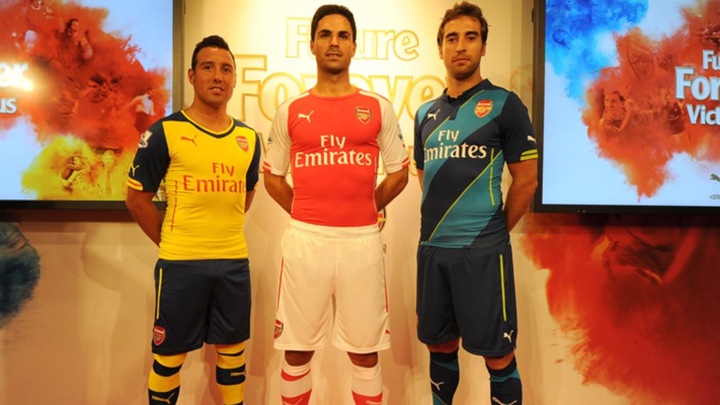 Arsenal and PUMA unveil three new kits 