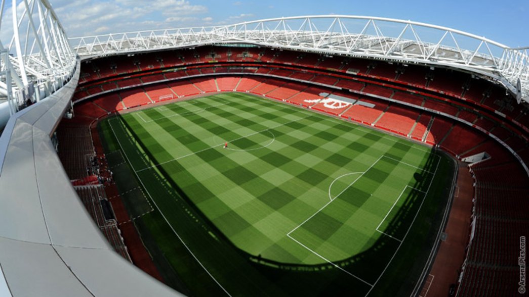 Emirates Stadium first pitch marking