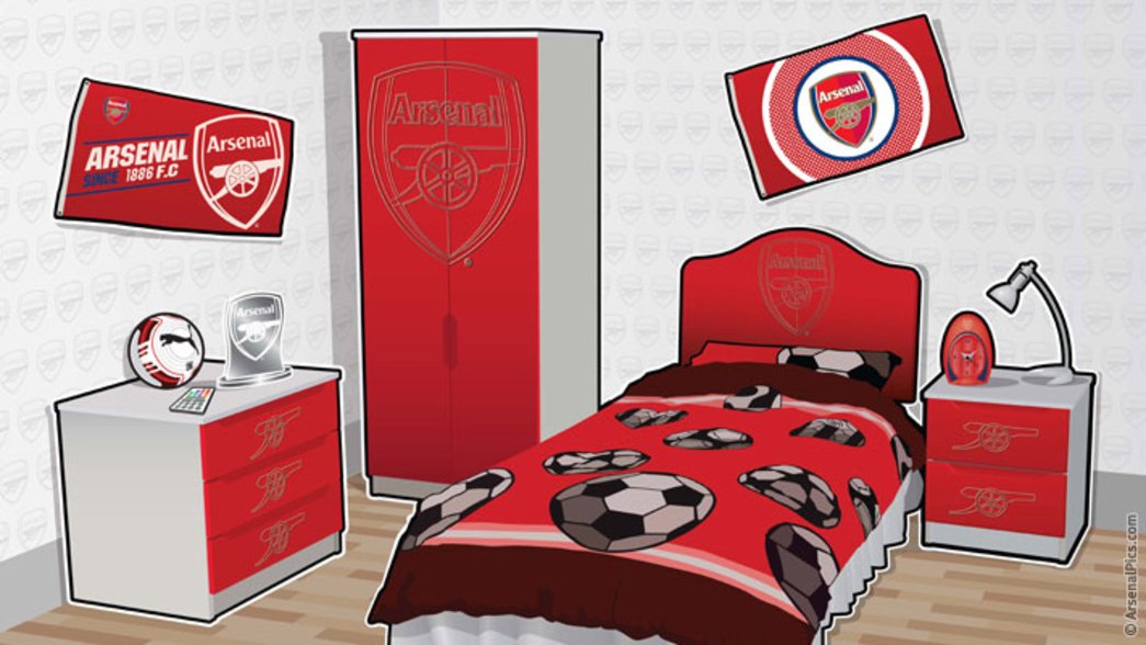 Win An Arsenalised Bedroom News Junior Gunners Arsenal Com