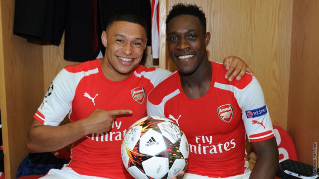 Danny Welbeck and Alex Oxlade-Chamberlain