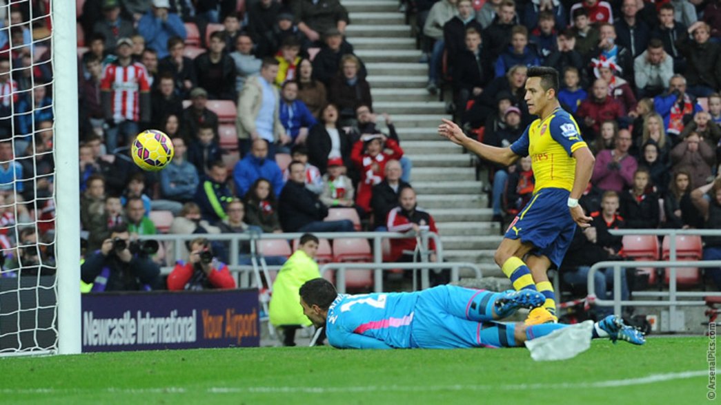 14/15: Sunderland 0-2 Arsenal - Alexis Sanchez