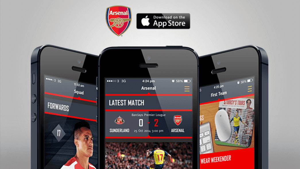 Arsenal apps and games