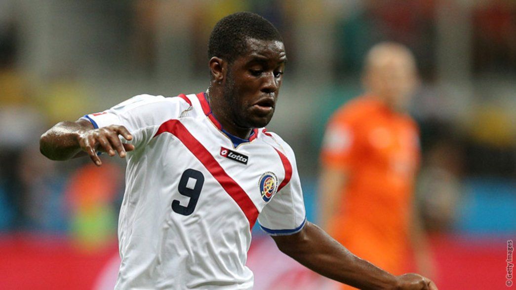 Joel Campbell in action for Costa Rica