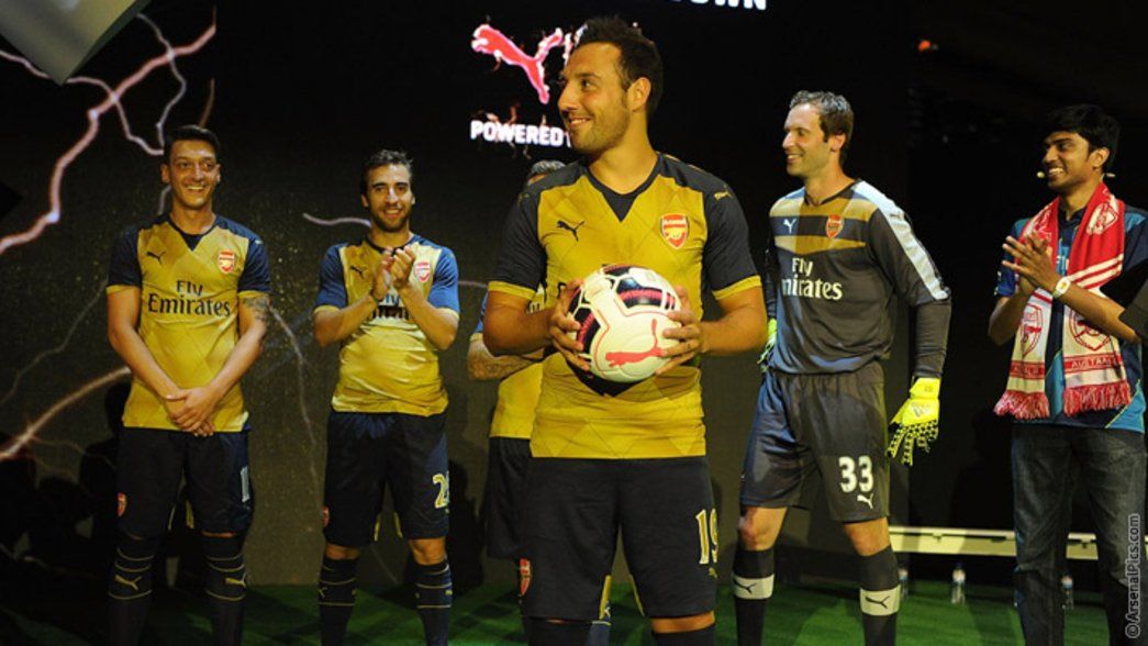 Arsenal away kit 2015-16 launch event