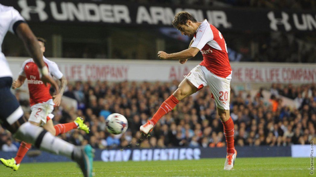 Mathieu Flamini volleys in Arsenal's winner