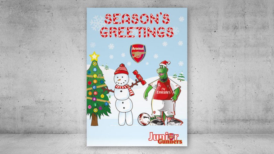 Junior Gunners Christmas Card