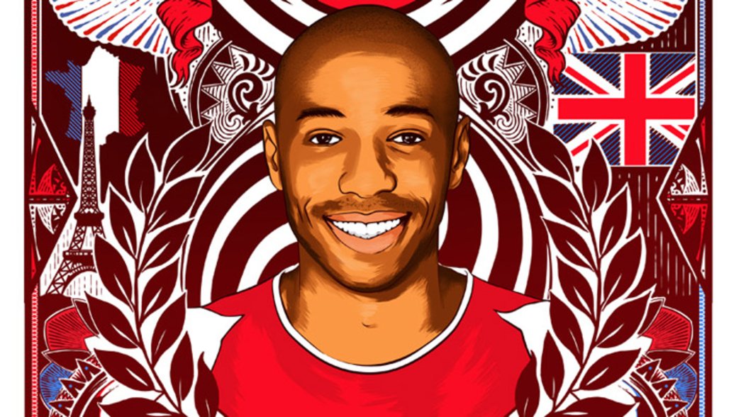 Thierry Henry graphic art