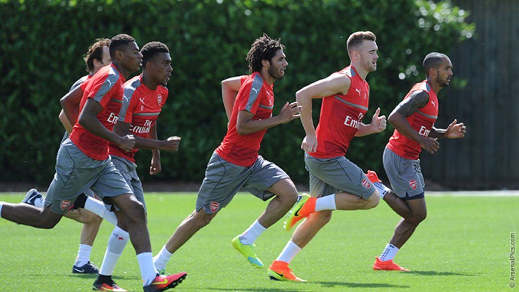 Arsenal pre-season training