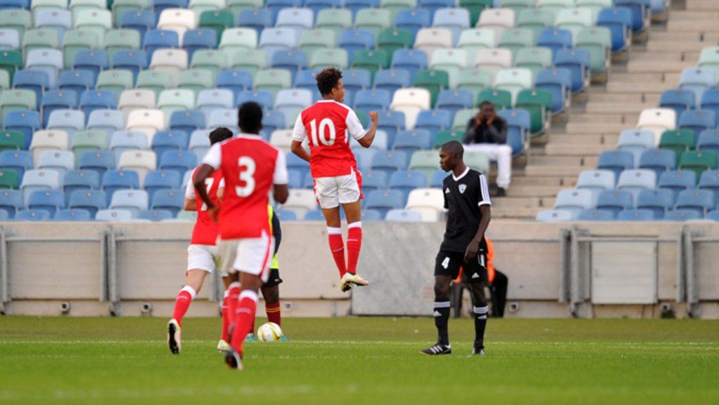 Malen in action for the under-19s