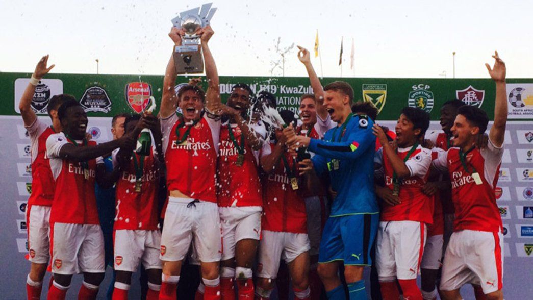 Arsenal Under-19s win the Durban International Football Tournament