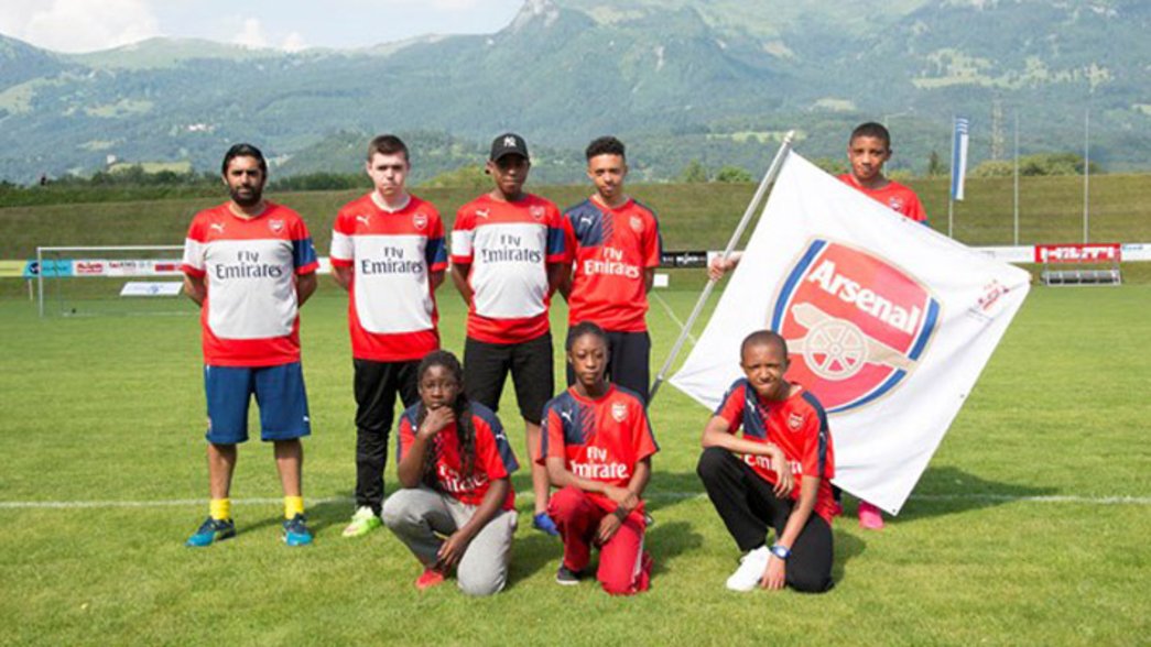 Arsenal in the Community trip