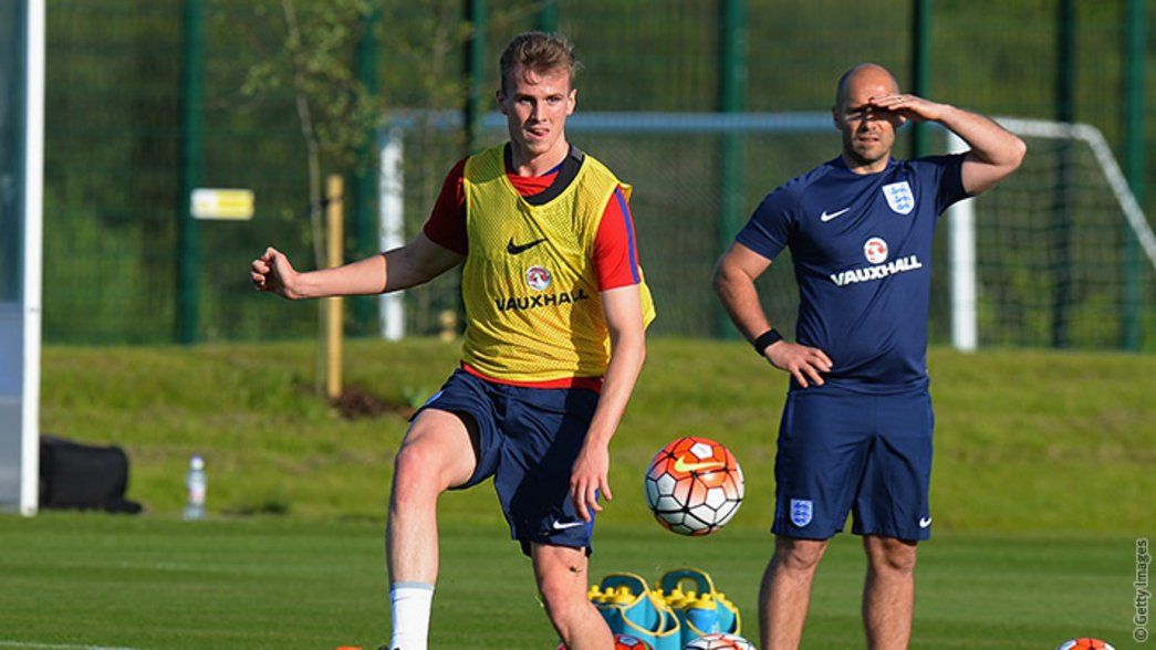 Rob Holding trains with England Under-21s
