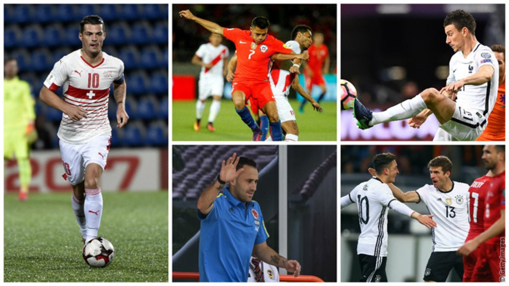 Lots of Arsenal players represented their countries during the October international break