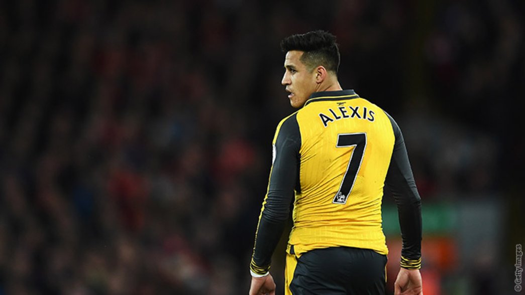Alexis in action against Liverpool