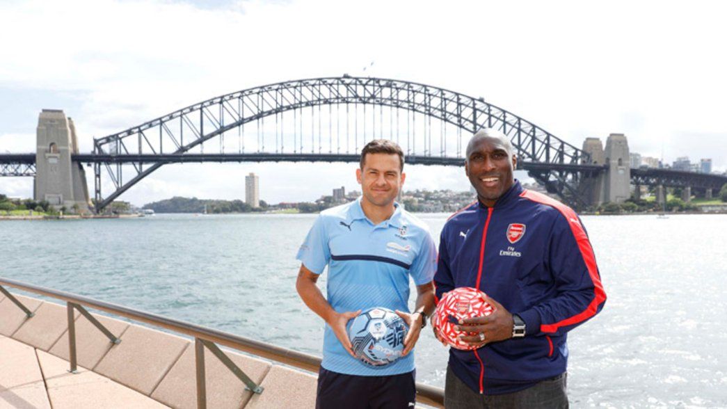 Sol Campbell in Sydney
