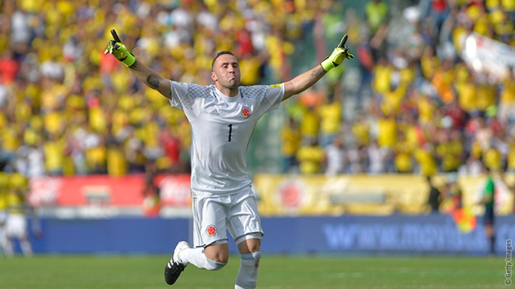 David Ospina in action for Colombia
