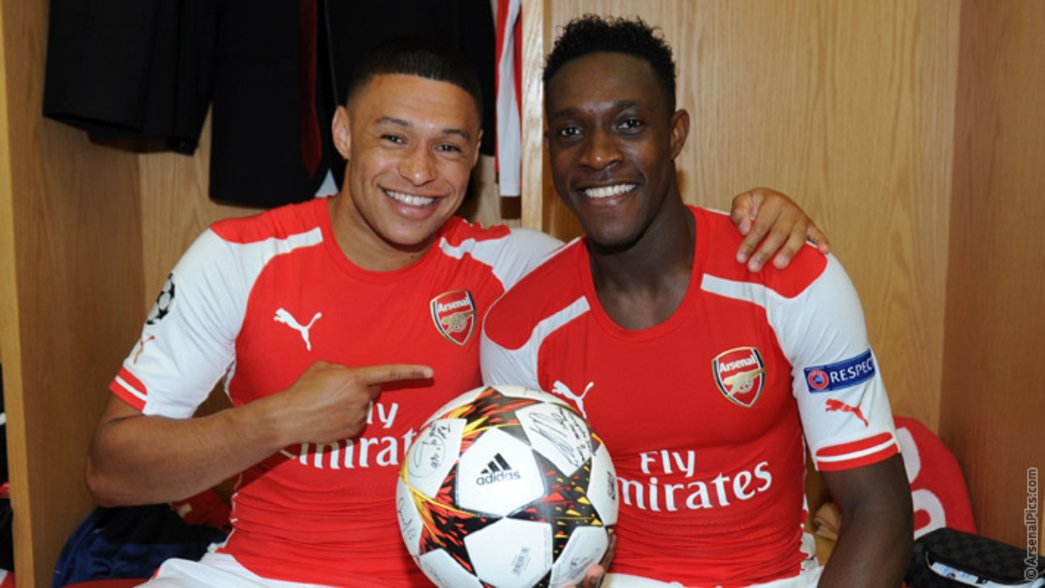 Alex Oxlade-Chamberlain and Danny Welbeck