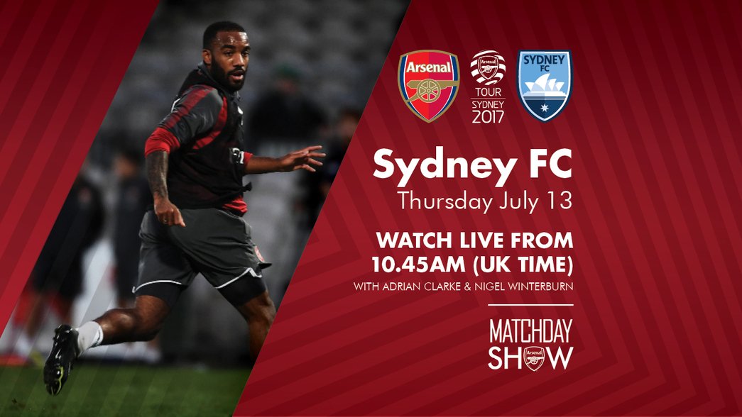 Watch arsenal FC v Sydney FC Live