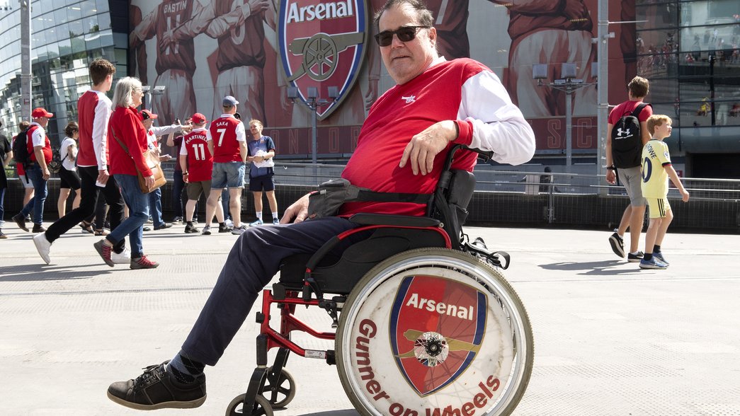 Wheelchair User at Emirates Stadium