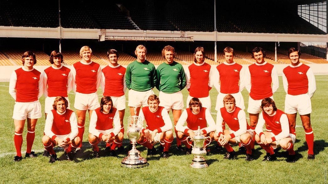 The 1970/71 double winning team