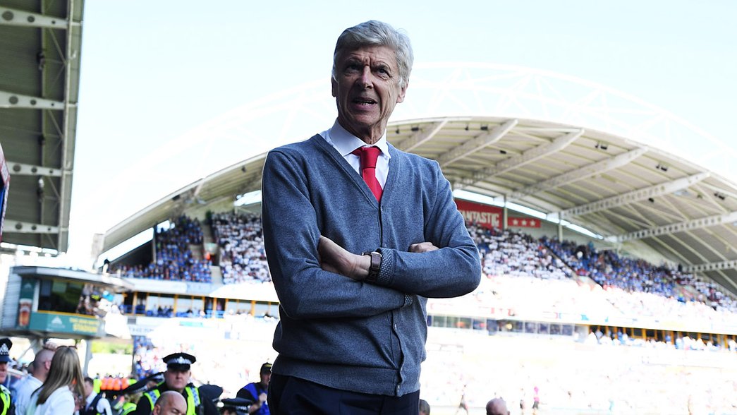 Arsène Wenger during his final match in charge of us