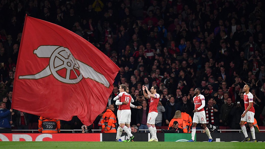 Arsenal celebrate 