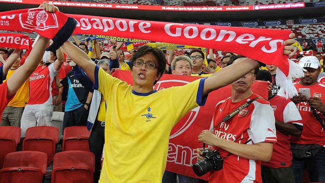 Arsenal Singapore fan party