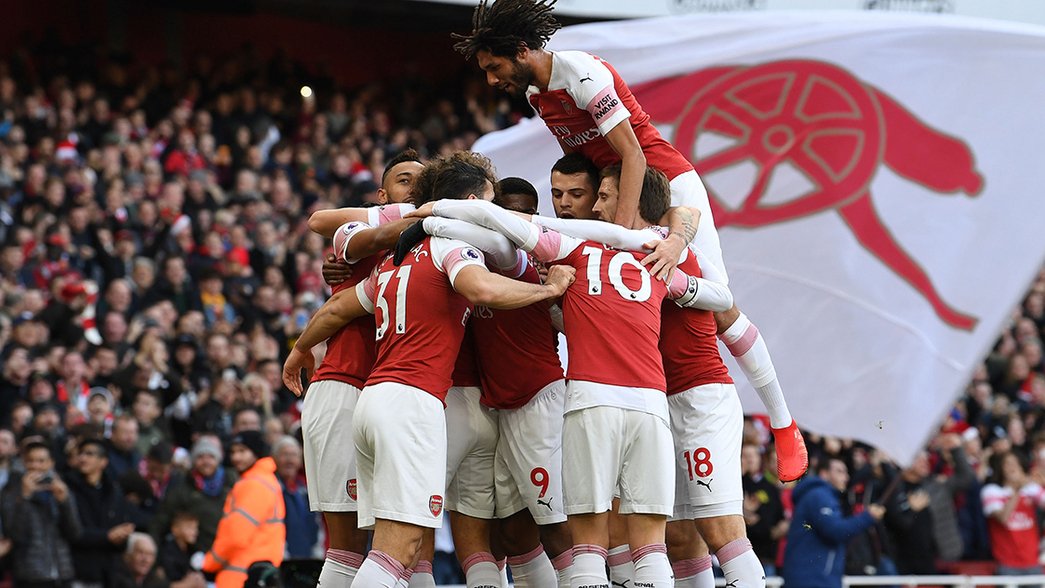 Arsenal celebrate 