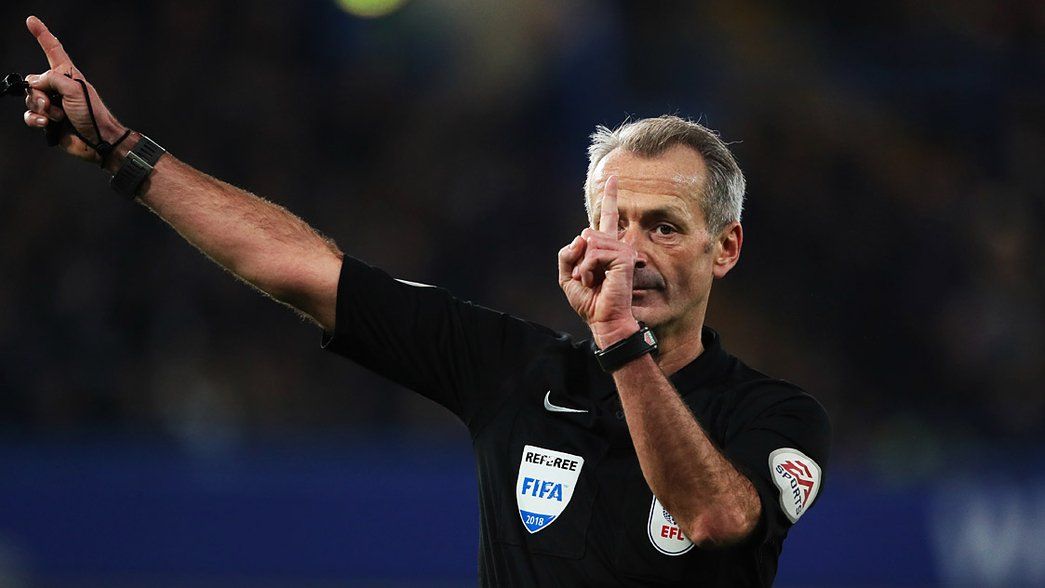 Martin Atkinson consulted the VAR in our Carabao Cup semi-final against Chelsea
