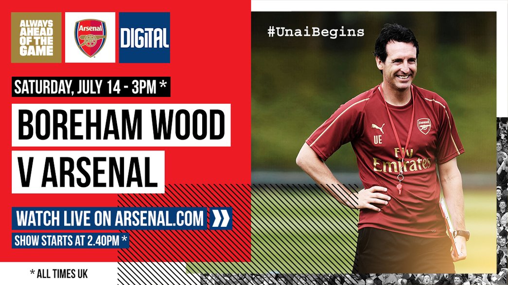 Arsenal v Boreham Wood LIVE promo