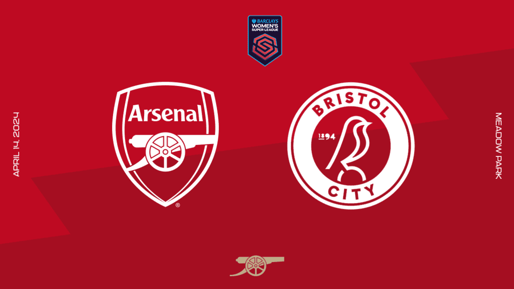 Arsenal Women v Bristol City. April 14, 2024. Meadow Park