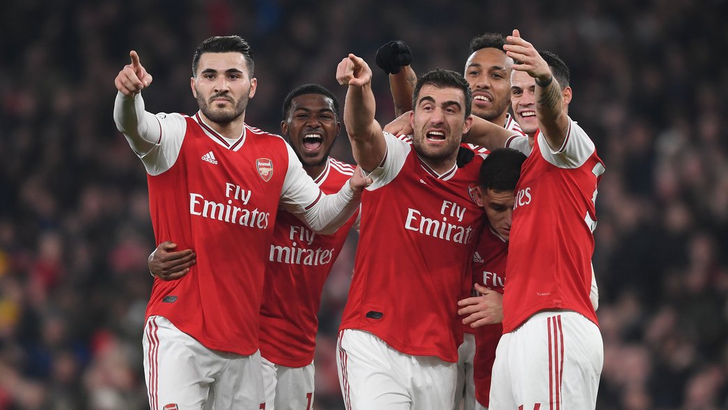 Arsenal celebration 