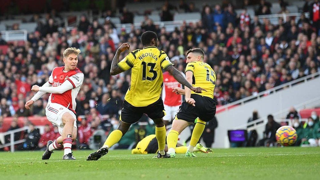Emile Smith Rowe scores our winner against Watford