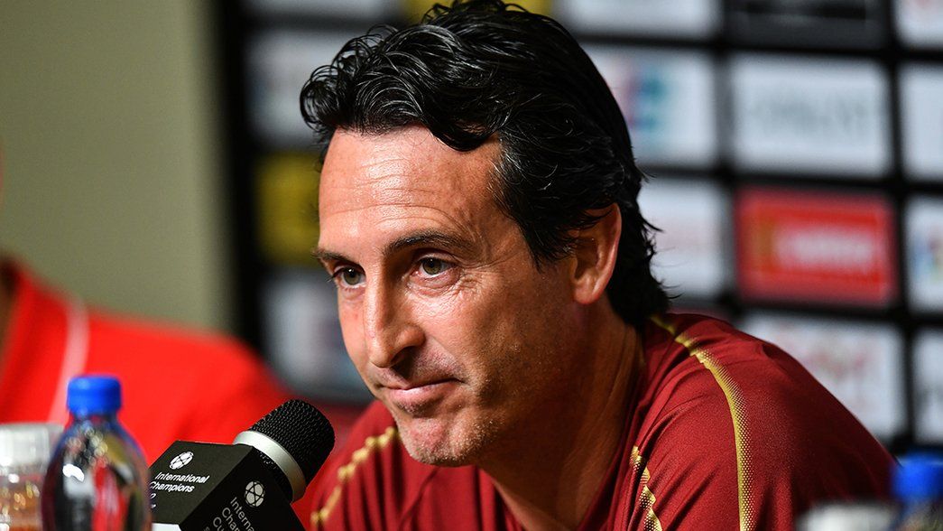 Emery speaks to the media ahead of facing PSG