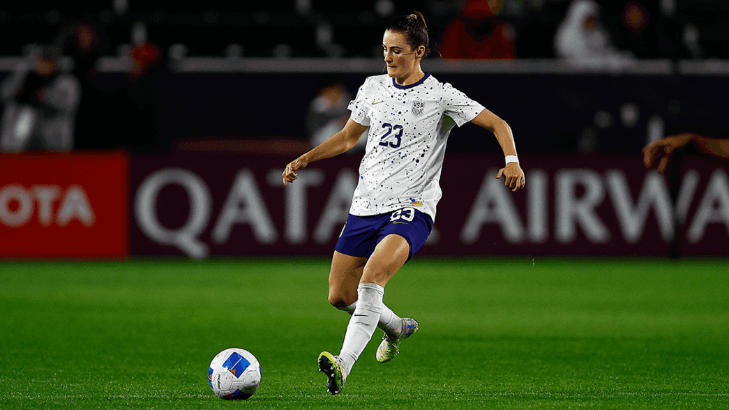 Emily Fox in action for the US Women's National Team