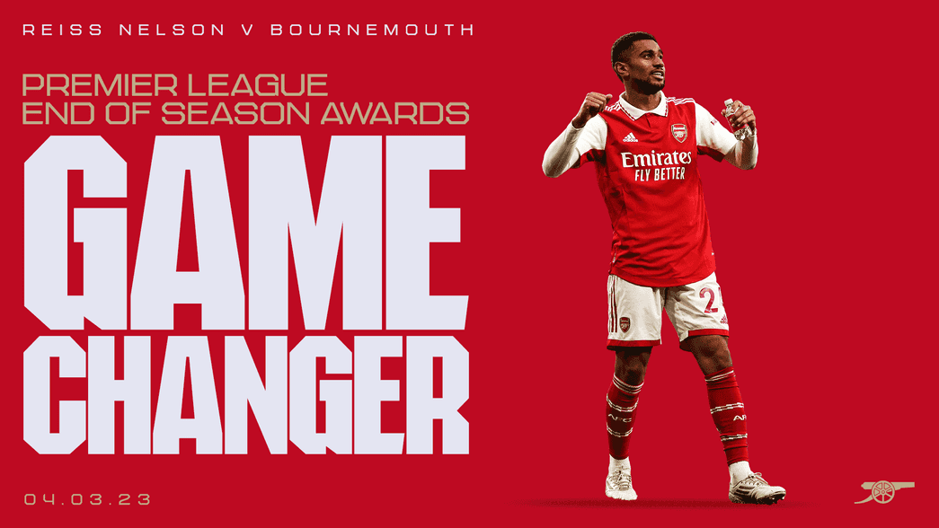 Reiss Nelson has been nominated for the Premier League's Gamechanger of the Season award