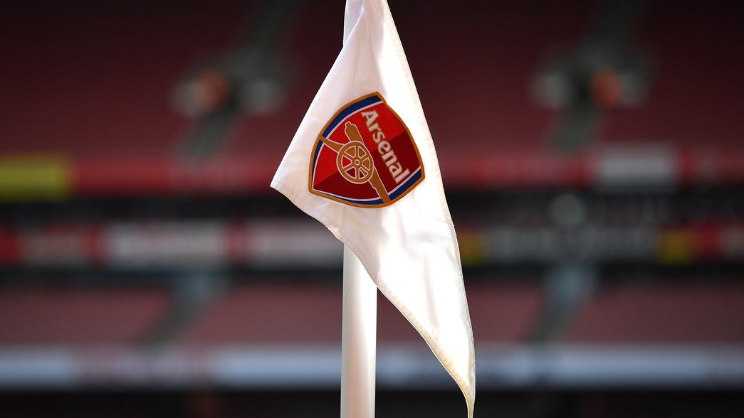 A corner flag at Arsenal's Emirates Stadium
