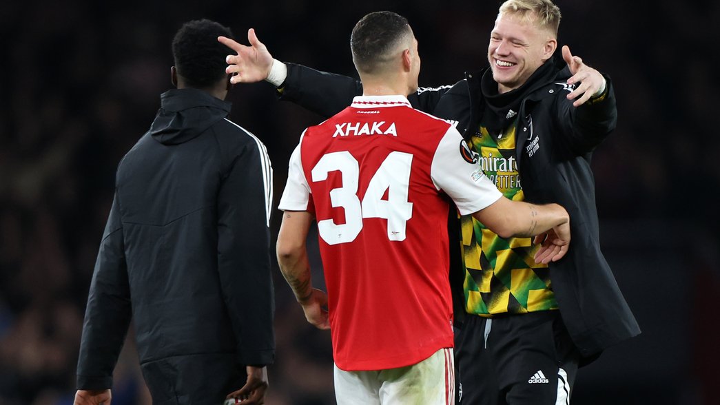 Xhaka and Ramsdale 
