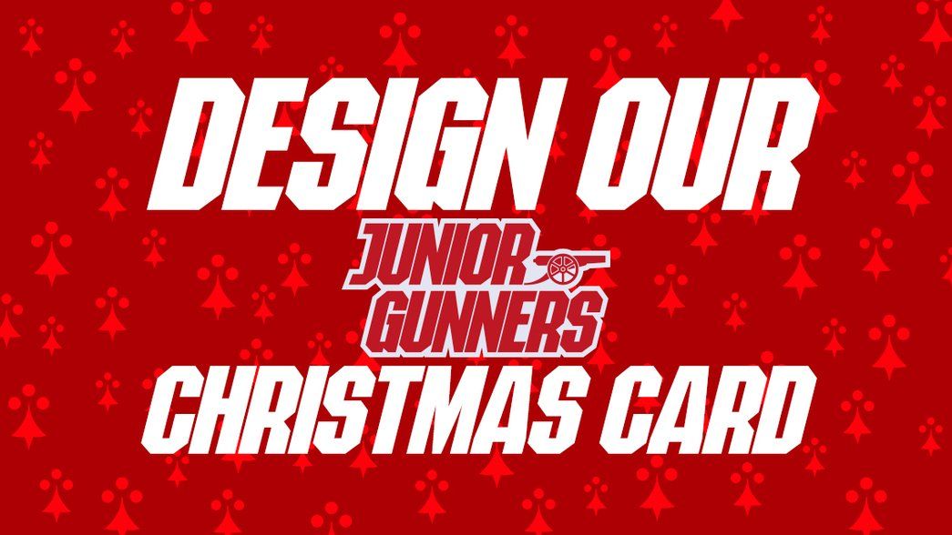 Junior Gunners Christmas Card comp 2023