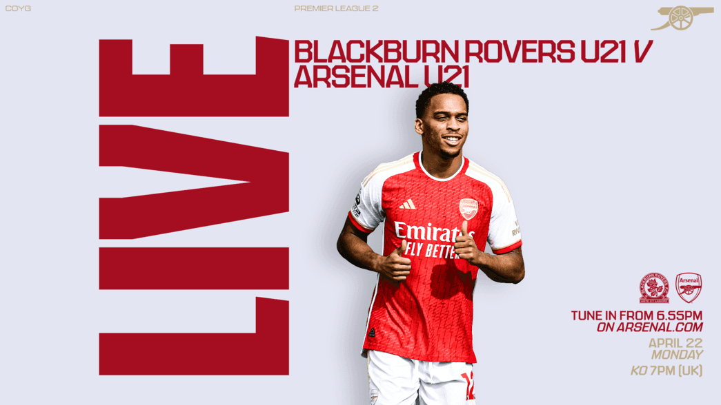 LIVE: Blackburn Rovers U21 v Arsenal U21