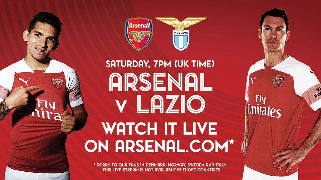 Arsenal v Lazio LIVE promo