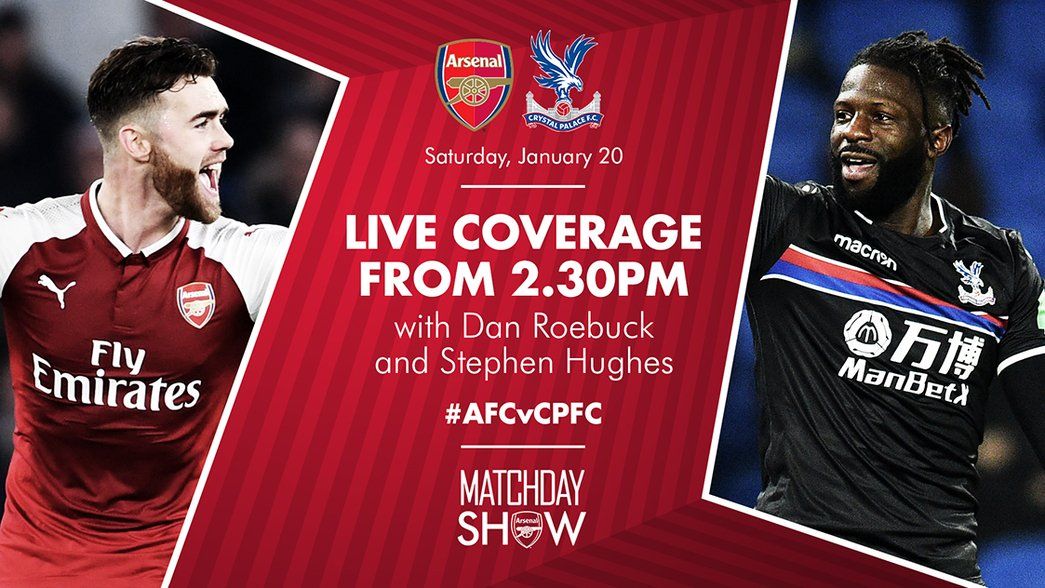 Follow the Crystal Palace game LIVE on Arsenal.com